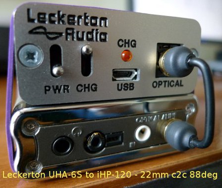 Leckerton UHA-6s to iHP120