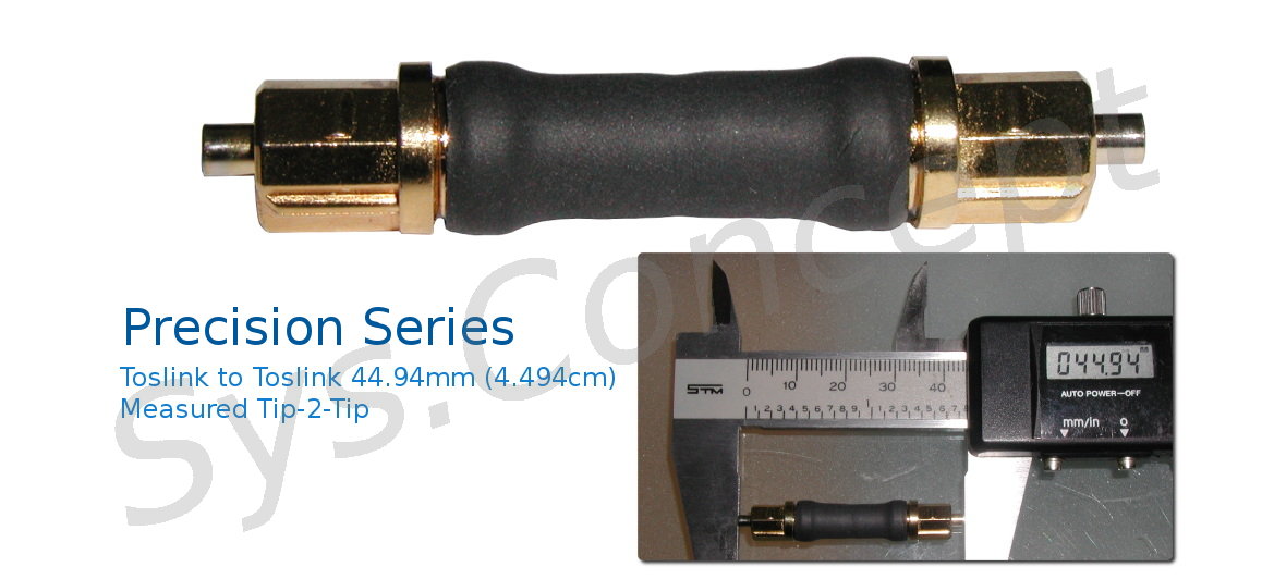 Precision Series Short Toslink